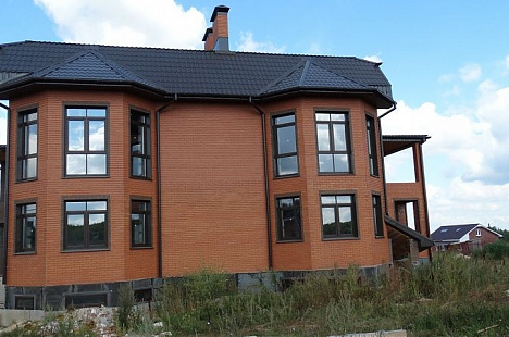 Коттедж. VEKA Softline 84 кв. м.