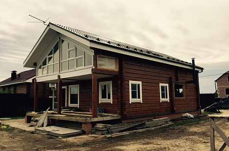 Остекление частного дома профильной системой Veka Softline 3
