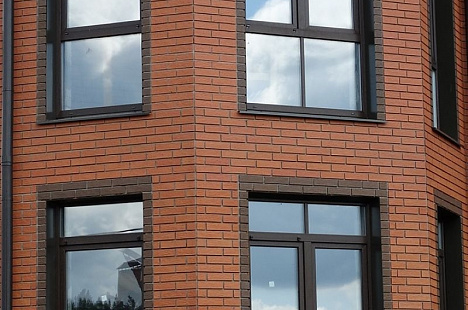 Коттедж. VEKA Softline 84 кв. м.